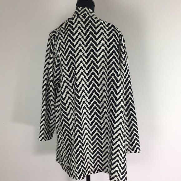 #133 JM COLLECTION CHEVRON DUSTER - Picture 7 of 7